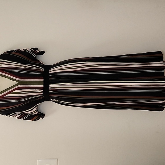 Ted Baker Safiiya Short Sleeve Striped Midi Dress Multi Color Size 0 - Picture 5 of 16